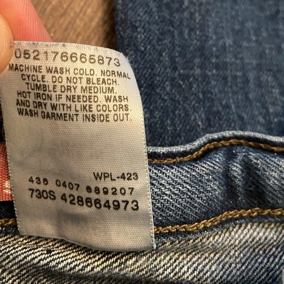 Levi's 527 Boot Cut Jeans - Size 12 - Picture 7 of 9